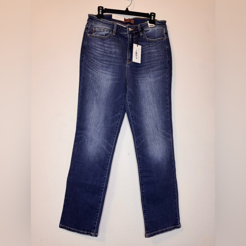 NEW Judy Blue Thermal Lined Straight Leg Jeans